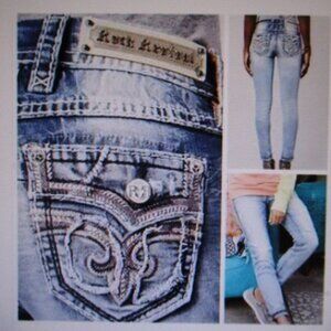 ROCK REVIVAL Felda Mid-Rise Ankle Skinny Jeans